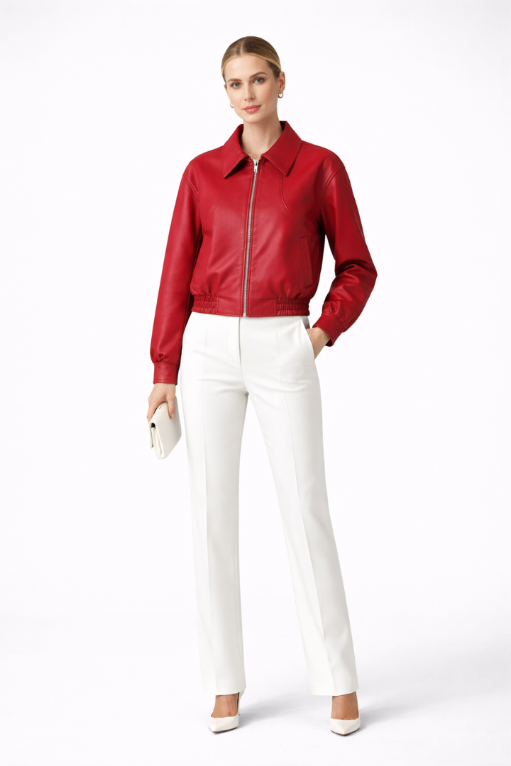 Elasticated hem bomber jacket – outfit styling