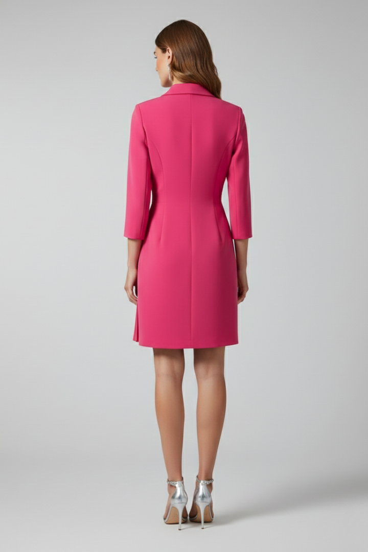 Women's Blazer Dress – Notched Collar Tailored Mini