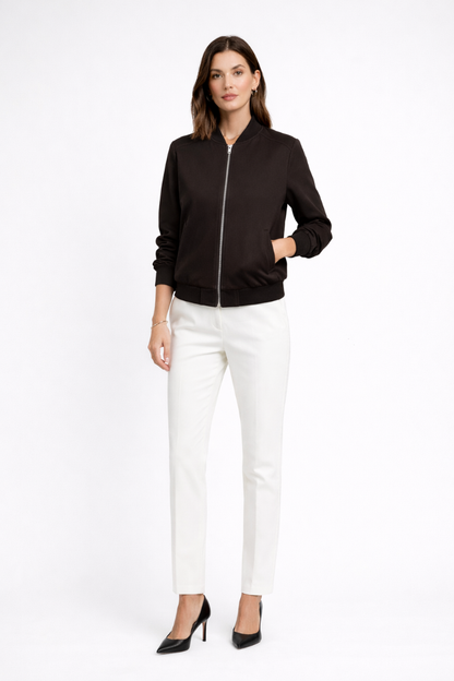 Women's zip bomber jacket – colour option