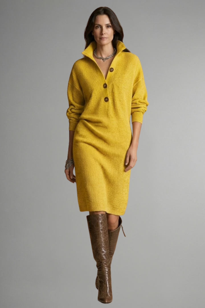 Women's sweater dress – styled outfit