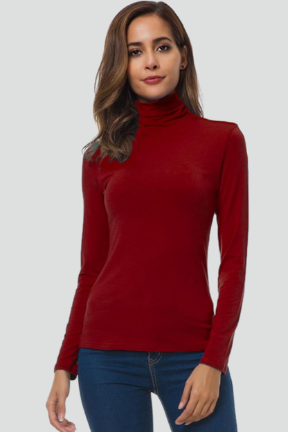 Classic turtleneck pullover – side view