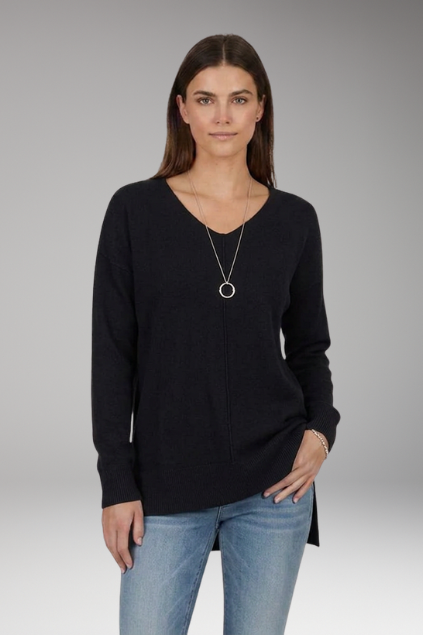 Textured knit sweater – alternate angle