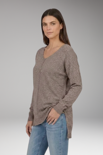 Women's chevron knit – back view