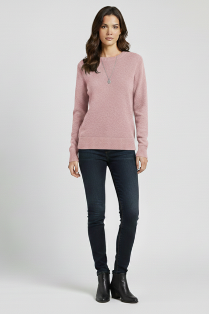 Ribbed hem knitted sweater – alternate view