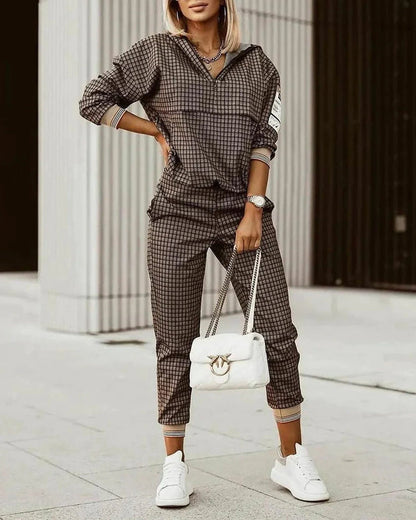 Women's Modern Tracksuit Set – Cozy Two-Piece Athleisure