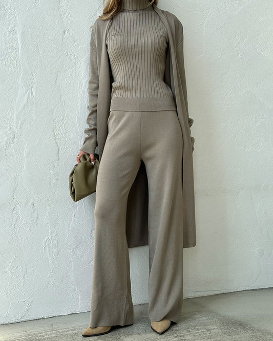 Women's Elegant Three-Piece Co-Ord – Coordinated Outfit Set