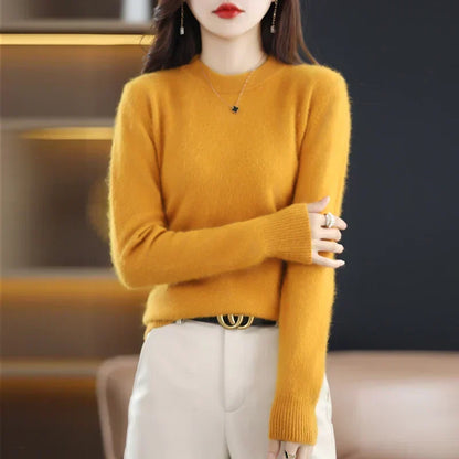 Cashmere pullover – back view
