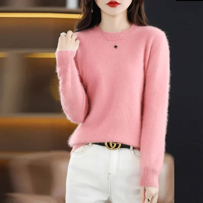 Women's luxury cashmere pullover – colour view