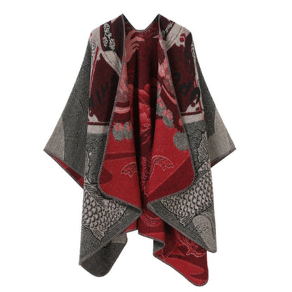 Women's reversible wrap – styled view