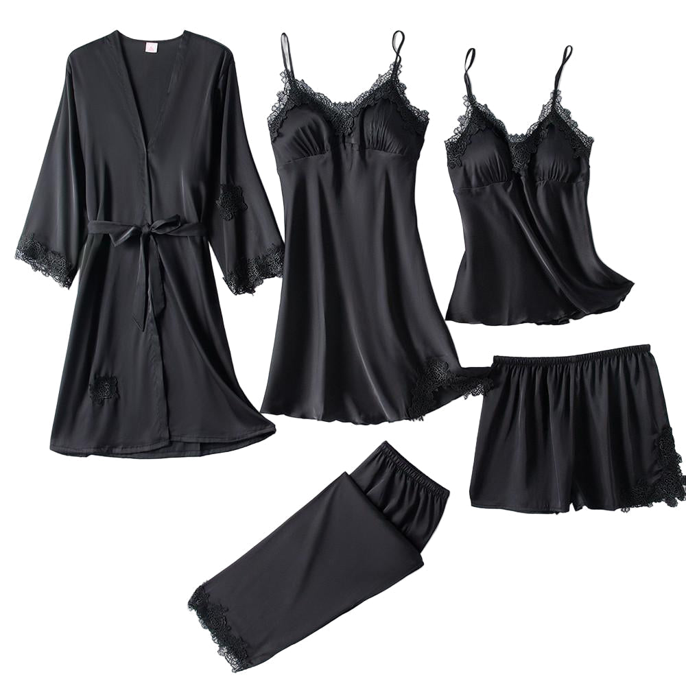 Women's Satin Pajama Set – Luxury Sleepwear