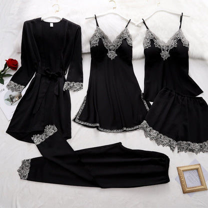 Women's Satin Pajama Set – Luxury Sleepwear