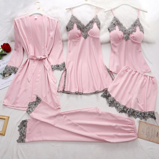 Women's Satin Pajama Set – Luxury Sleepwear