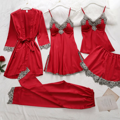 Women's Satin Pajama Set – Luxury Sleepwear