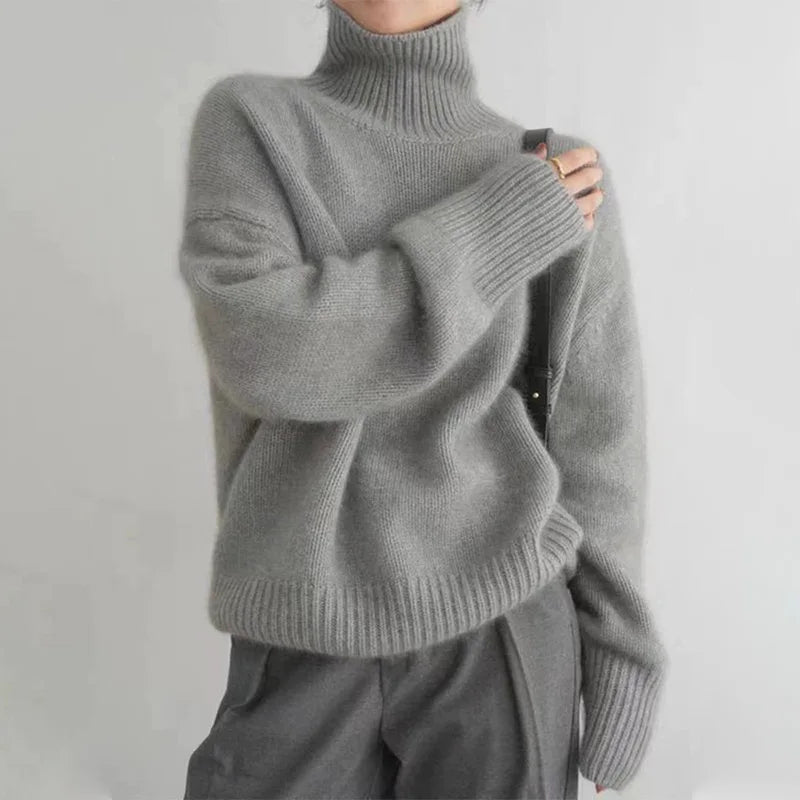 Fitted ribbed sweater – alternate colour