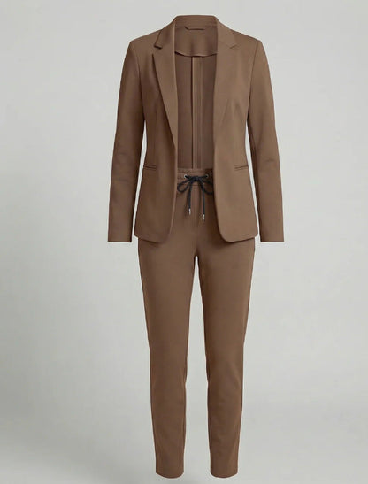 Women's Relaxed Suit Set – Comfortable Casual Two-Piece