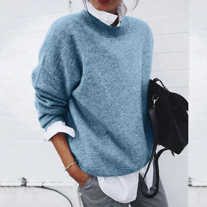 Essential knit pullover – fabric detail