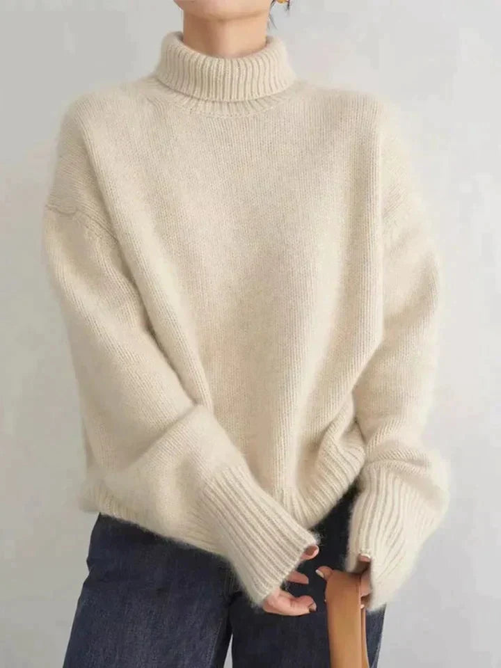 Women's cashmere pullover – side view