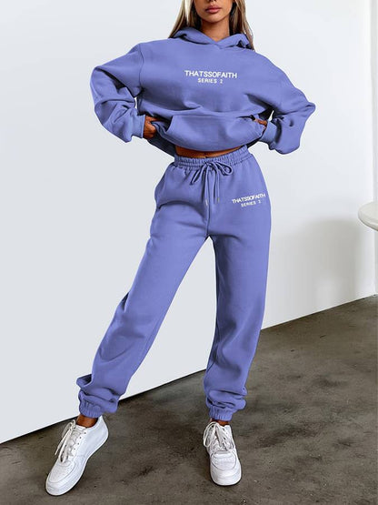 Women's Hoodie and Jogger Set – Athleisure Loungewear