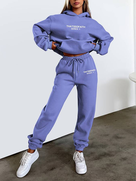 Women's Hoodie and Jogger Set – Athleisure Loungewear