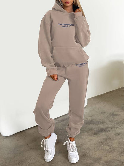 Women's Hoodie and Jogger Set – Athleisure Loungewear