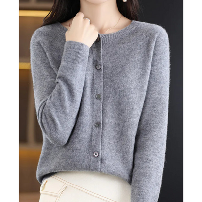 Knit cardigan – styled outfit view
