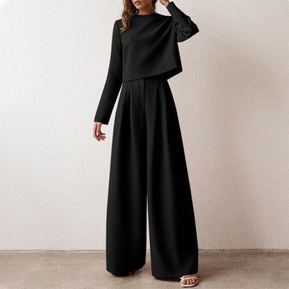Women's Wide Leg Co-Ord Set – Effortless Chic Two-Piece