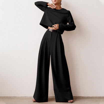 Women's Wide Leg Co-Ord Set – Effortless Chic Two-Piece