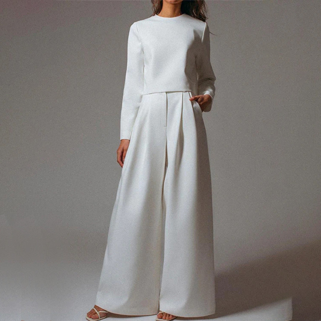 Women's Wide Leg Co-Ord Set – Effortless Chic Two-Piece
