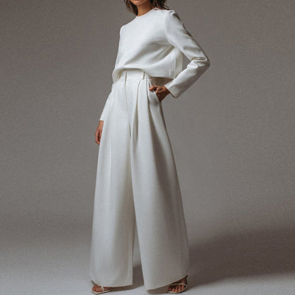 Women's Wide Leg Co-Ord Set – Effortless Chic Two-Piece