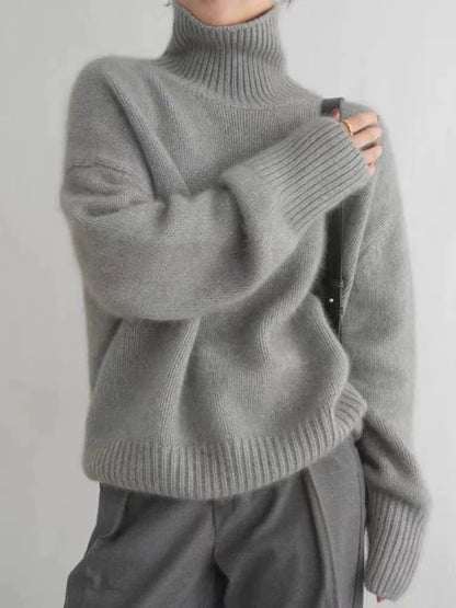 Women's chunky sweater – side view