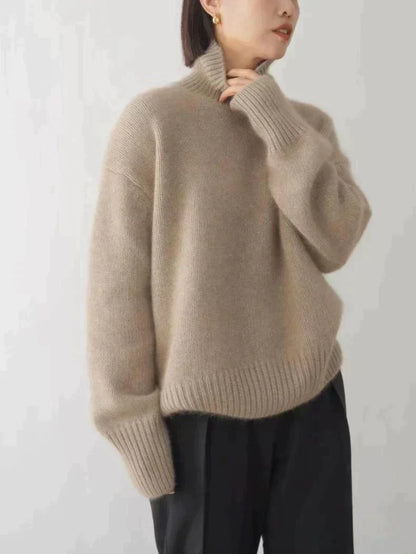 Soft oversized pullover – styled outfit