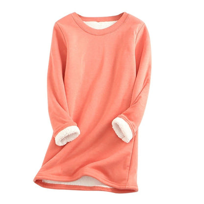 Women's fleece-lined sweatshirt – full view