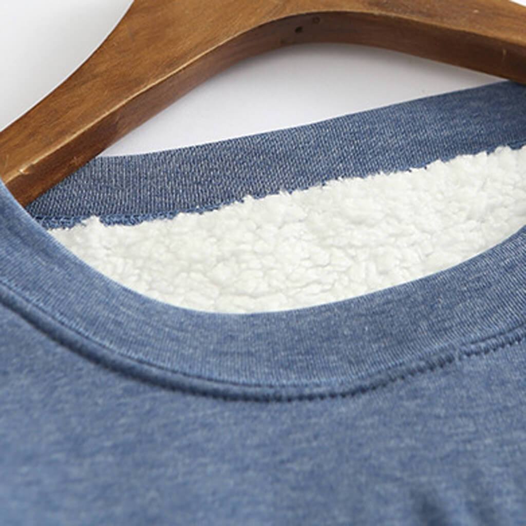 Women's winter sweatshirt – side view
